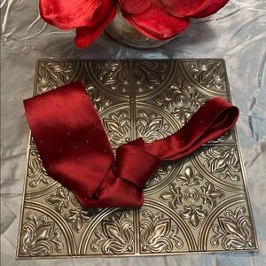 🌹CHRISTIAN Dior • BEAUTIFUL Red Tie